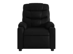 Poltrona| Poltrona Confortável | Poltrona reclinável elétrica couro artificial SHL481209 Preto