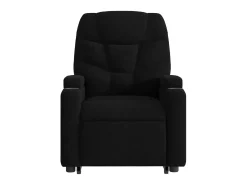 Hot Poltrona Confortável | Poltrona reclinável elevatória tecido SHL519956 Preto