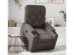 Poltrona* Poltrona Confortável | Poltrona reclinável elevatória couro artificial SHL761799 Castanho