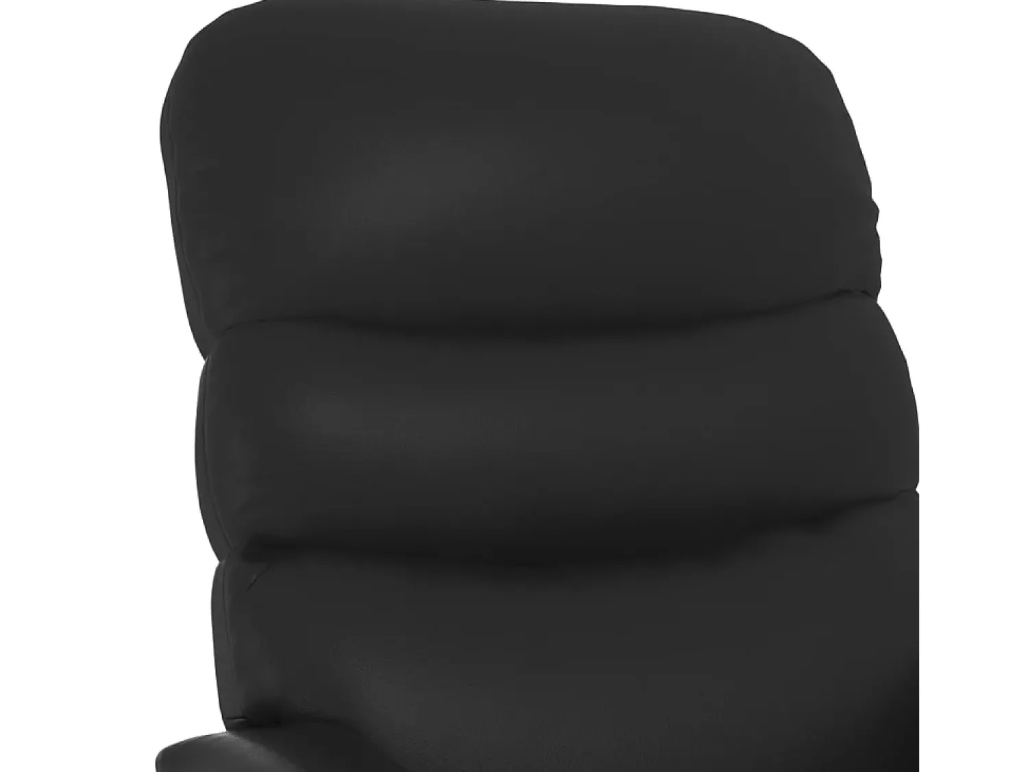 Clearance Poltrona Confortável | Poltrona reclinável elétrica couro artificial SHL384599 Preto