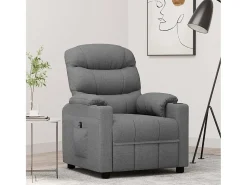 Poltrona Confortável | Poltrona reclinável elétrica tecido -claro SHL775236^ Poltrona