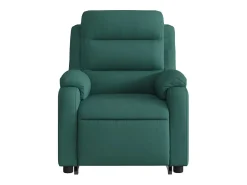Online Poltrona Confortável | Poltrona reclinável elevatória tecido verde-escuro SHL925314 Verde pinho