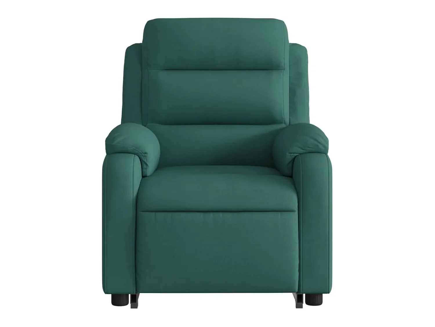 Online Poltrona Confortável | Poltrona reclinável elevatória tecido verde-escuro SHL925314 Verde pinho