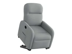 Poltrona| Poltrona Confortável | Poltrona reclinável elevatória elétrica tecido -claro SHL212488 Cinzento