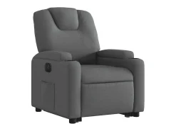 Poltrona| Poltrona Confortável | Poltrona reclinável elevatória elétrica tecido cinzento-escuro SHL864906 Cinza antracite