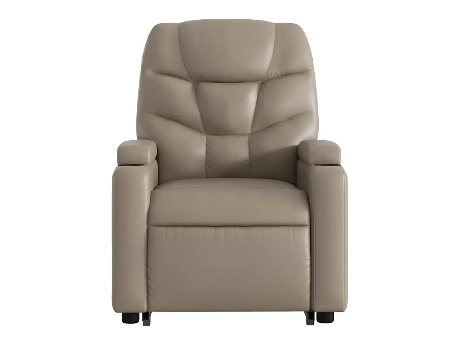 Poltrona* Poltrona Confortável | Poltrona reclinável elevatória couro artificial cor cappuccino SHL346407 Castanho