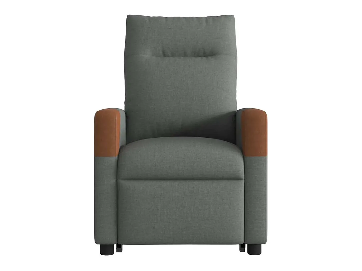 Poltrona Confortável | Poltrona reclinável elevatória elétrica tecido cinzento-escuro SHL783640^ Poltrona