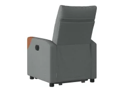 Poltrona Confortável | Poltrona reclinável elevatória elétrica tecido cinzento-escuro SHL783640^ Poltrona