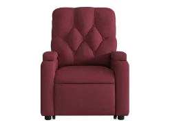 Clearance Poltrona Confortável | Poltrona reclinável elevatória elétrica tecido -tinto SHL56304 Vermelho