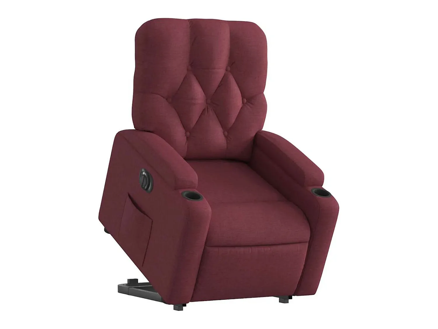 Clearance Poltrona Confortável | Poltrona reclinável elevatória elétrica tecido -tinto SHL56304 Vermelho
