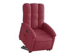 Poltrona* Poltrona Confortável | Poltrona reclinável elevatória elétrica tecido -tinto SHL813603 Vermelho