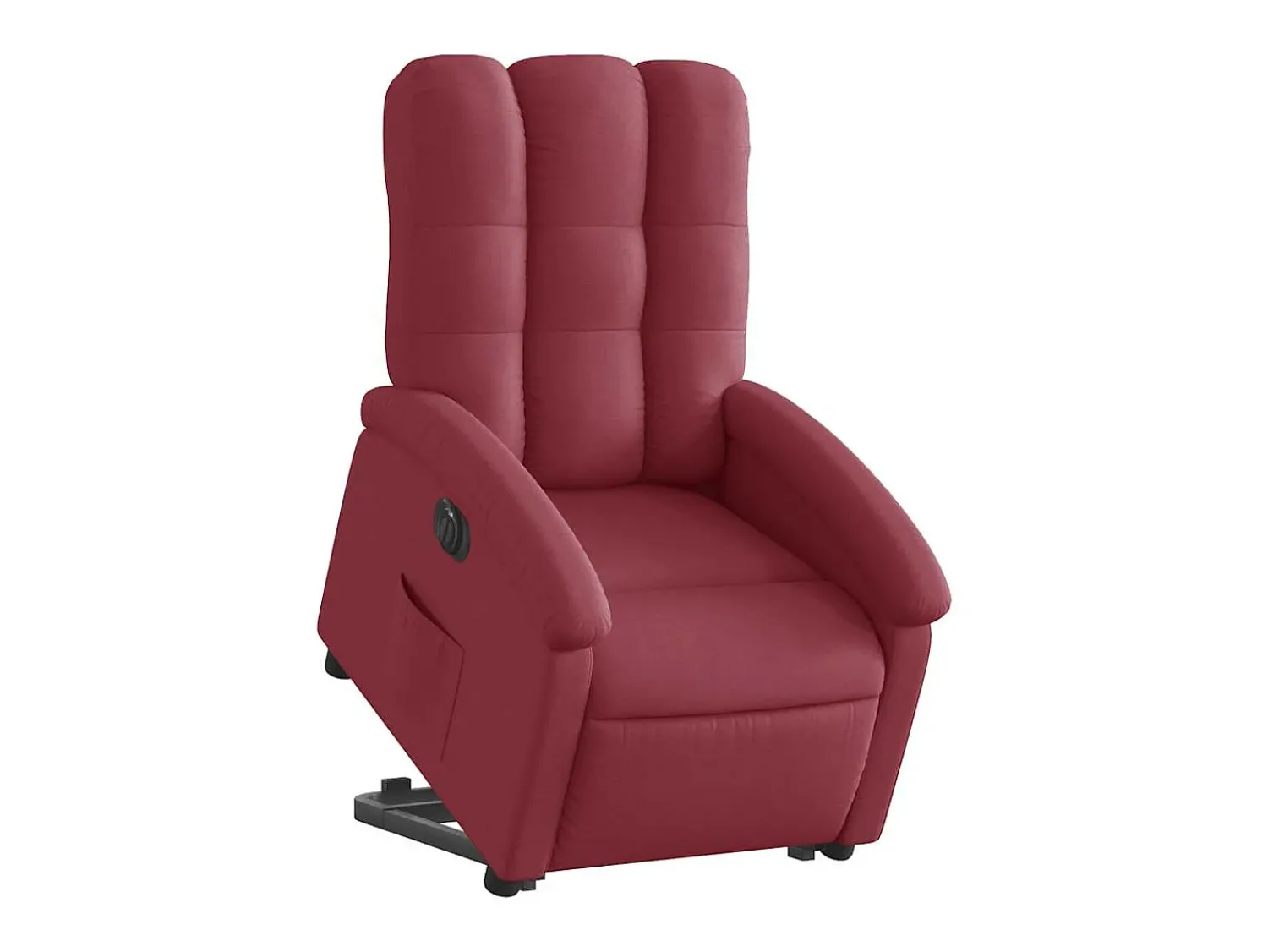 Poltrona* Poltrona Confortável | Poltrona reclinável elevatória elétrica tecido -tinto SHL813603 Vermelho