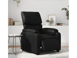 Poltrona* Poltrona Confortável | Poltrona reclinável elétrica couro artificial SHL409278 Preto
