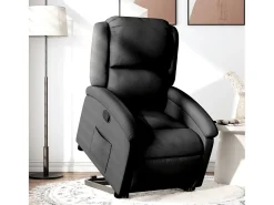 Poltrona| Poltrona Confortável | Poltrona reclinável elevatória tecido SHL564809 Preto