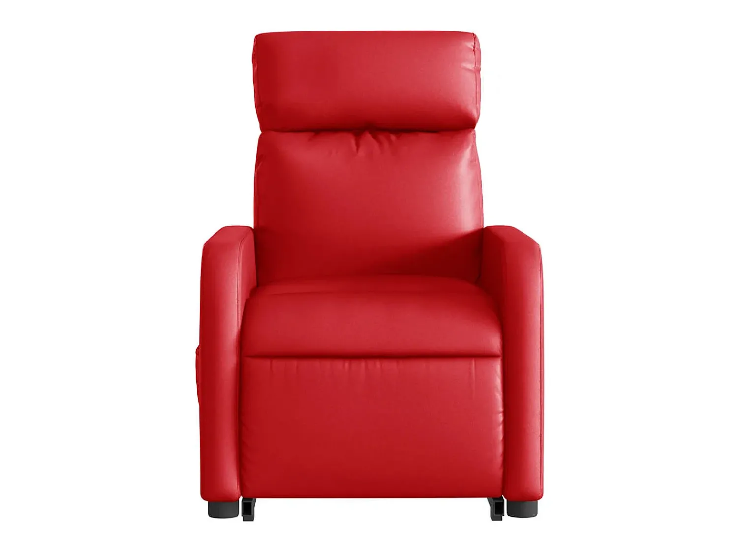 Poltrona Confortável | Poltrona reclinável elevatória elétrica couro artif. SHL339152 Vermelho