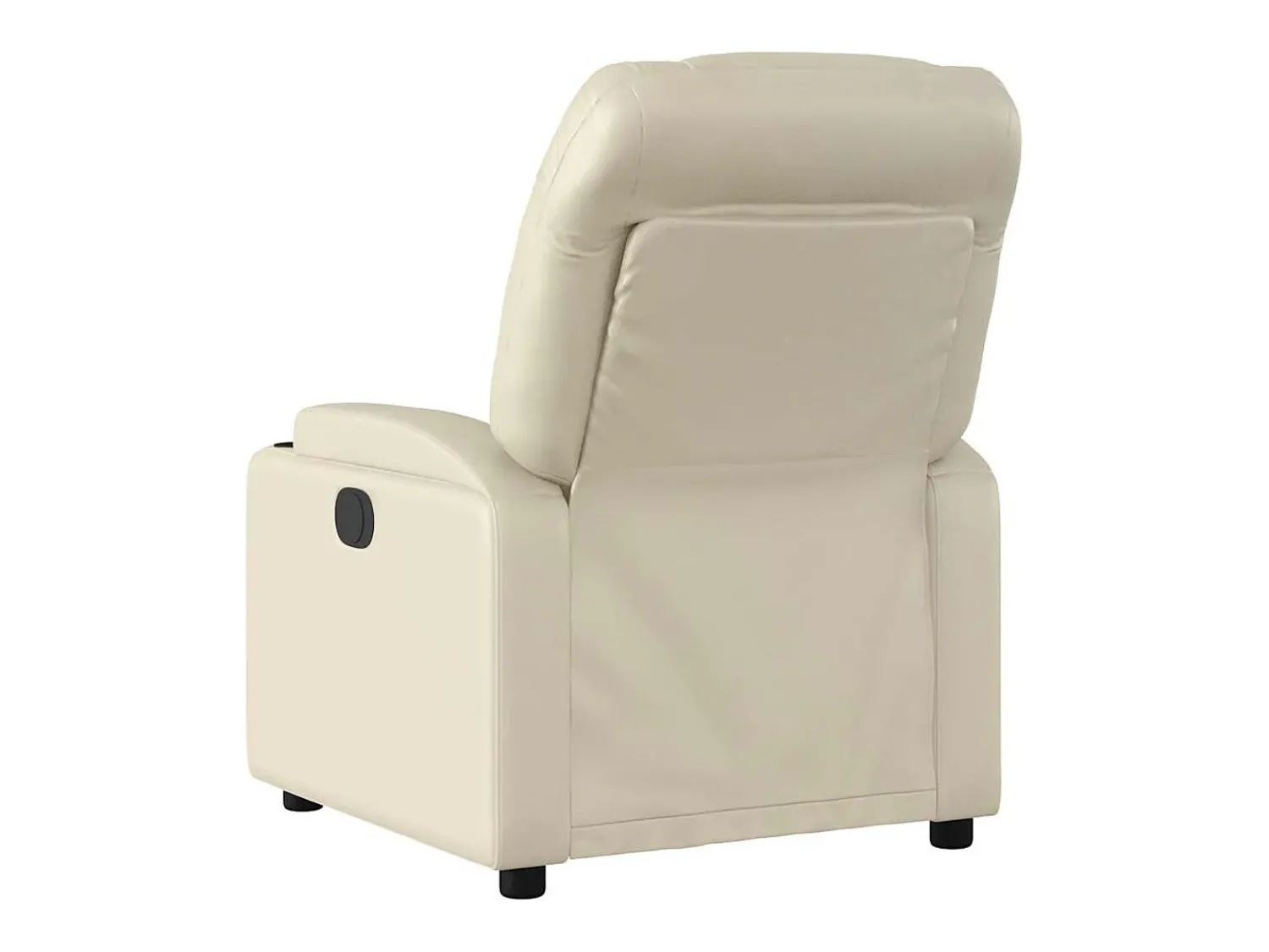Poltrona| Poltrona Confortável | Poltrona reclinável elétrica couro artificial cor SHL863230 Creme