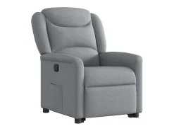 Poltrona* Poltrona Confortável | Poltrona reclinável elevatória elétrica tecido -claro SHL721551 Cinzento