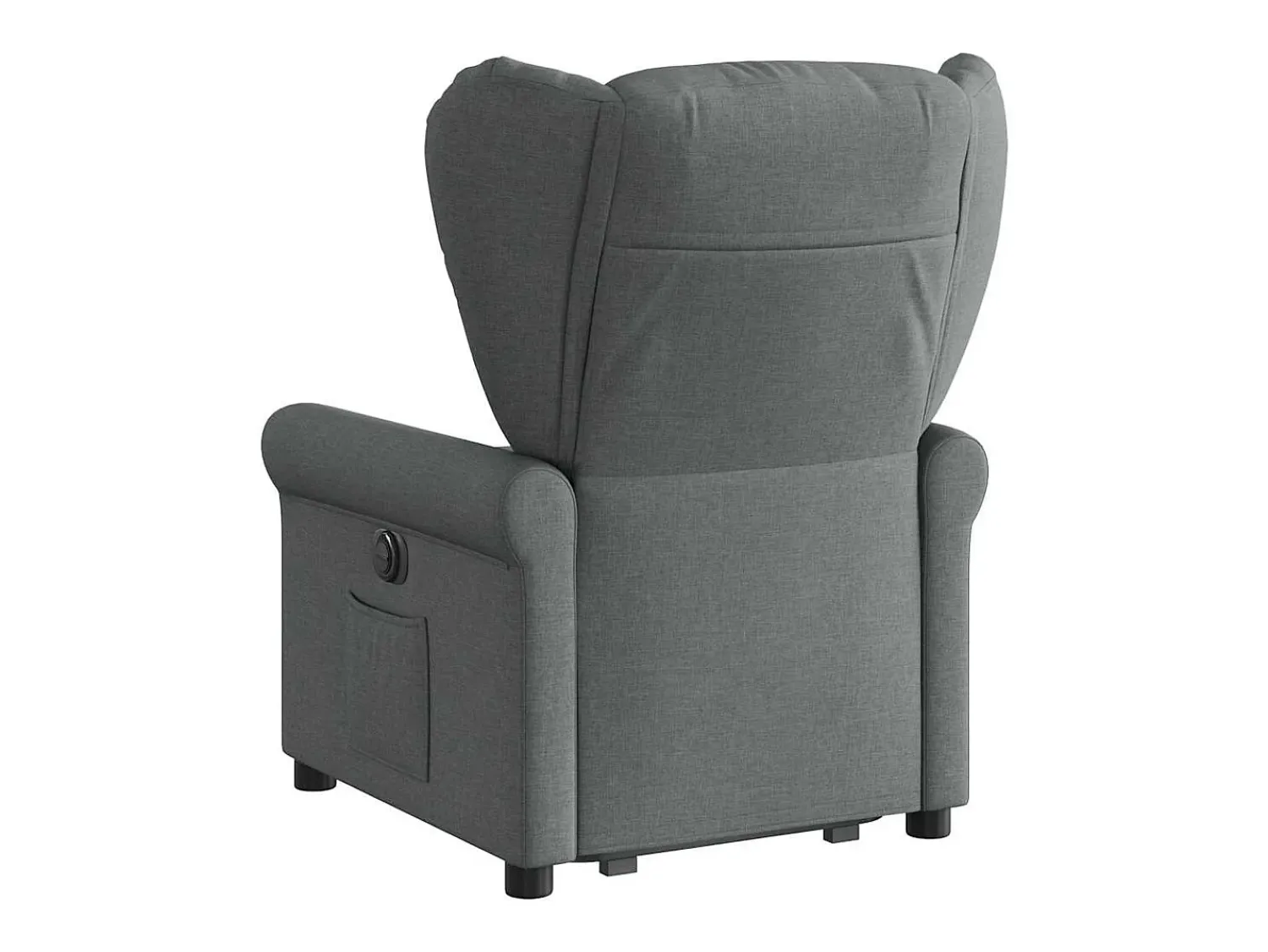 Poltrona* Poltrona Confortável | Poltrona reclinável elevatória tecido cinzento-escuro SHL103183 Cinza antracite