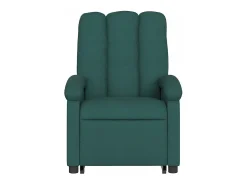 Poltrona* Poltrona Confortável | Poltrona reclinável elevatória de massagens tecido verde-escuro SHL288059 Verde pinho