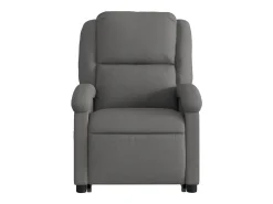 Poltrona| Poltrona Confortável | Poltrona reclinável elevatória elétrica tecido cinzento-escuro SHL778238 Cinza antracite