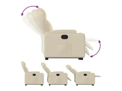 Poltrona Confortável | Poltrona reclinável elevatória tecido cor SHL610765^ Poltrona