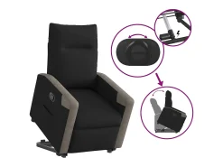 Poltrona Confortável | Poltrona reclinável elevatória tecido SHL80989^ Poltrona