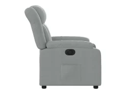 Poltrona* Poltrona Confortável | Poltrona reclinável elétrica tecido -claro SHL355831 Cinzento