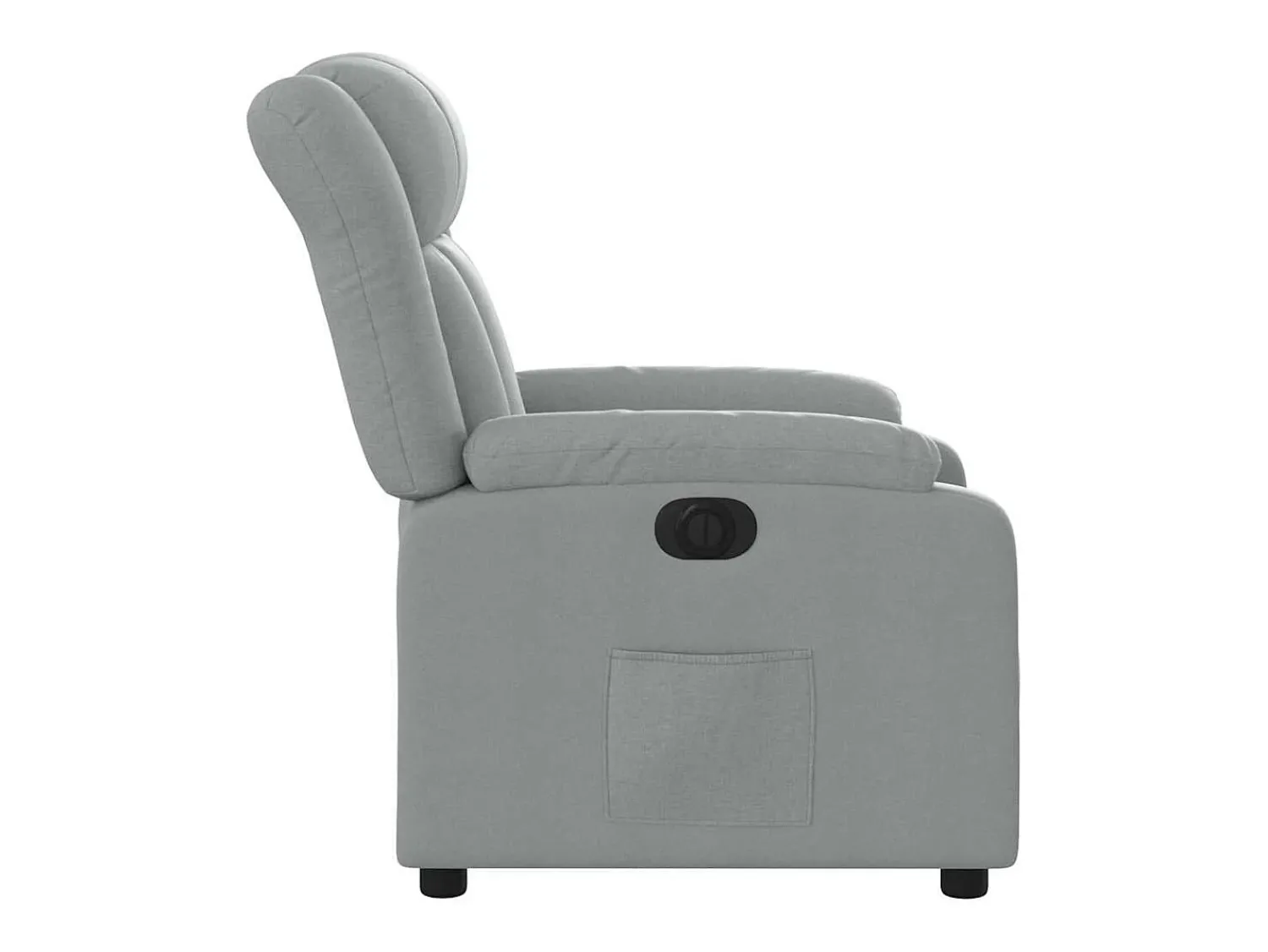 Poltrona* Poltrona Confortável | Poltrona reclinável elétrica tecido -claro SHL355831 Cinzento