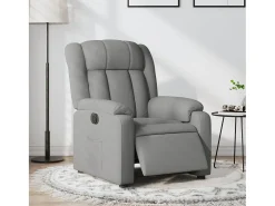 Poltrona* Poltrona Confortável | Poltrona reclinável elétrica tecido -claro SHL355831 Cinzento