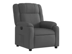Clearance Poltrona Confortável | Poltrona reclinável elétrica tecido cinzento-escuro SHL565781 Cinza antracite