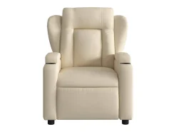 Poltrona* Poltrona Confortável | Poltrona reclinável em tecido SHL494111 Creme