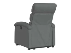 Poltrona Confortável | Poltrona reclinável elevatória tecido cinzento-escuro SHL289900^ Poltrona