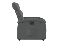 Poltrona Confortável | Poltrona reclinável elevatória tecido cinzento-escuro SHL289900^ Poltrona