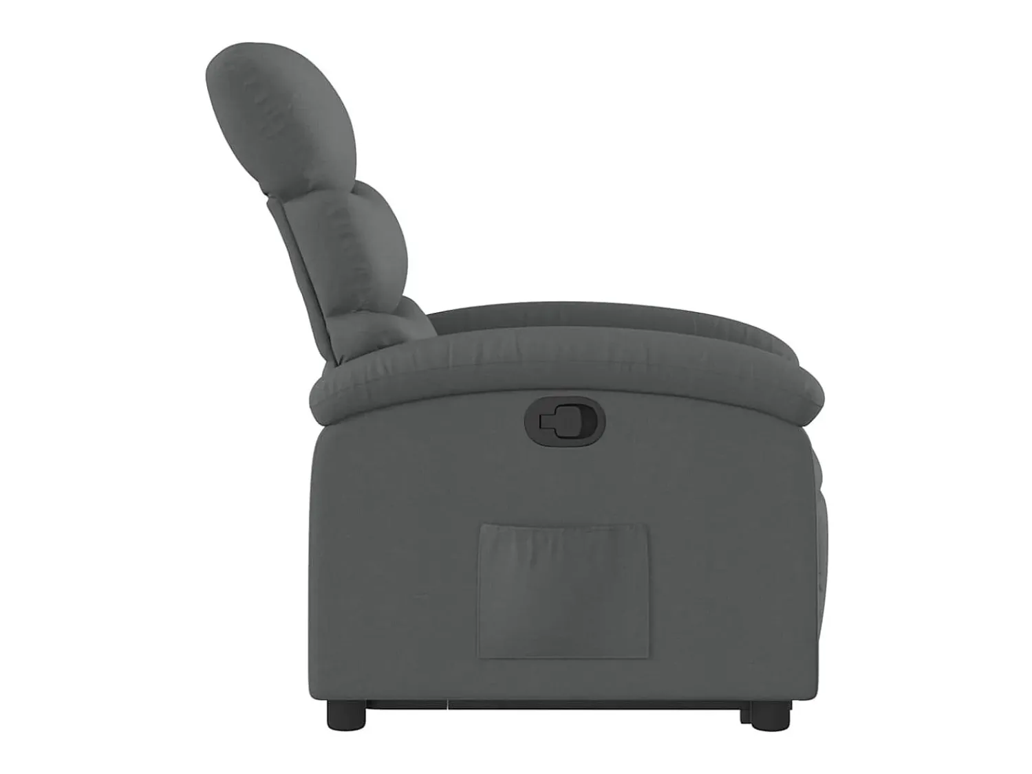 Poltrona Confortável | Poltrona reclinável elevatória tecido cinzento-escuro SHL289900^ Poltrona