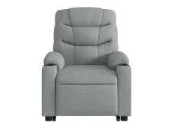 Poltrona* Poltrona Confortável | Poltrona reclinável elevatória elétrica tecido -claro SHL22208 Cinzento