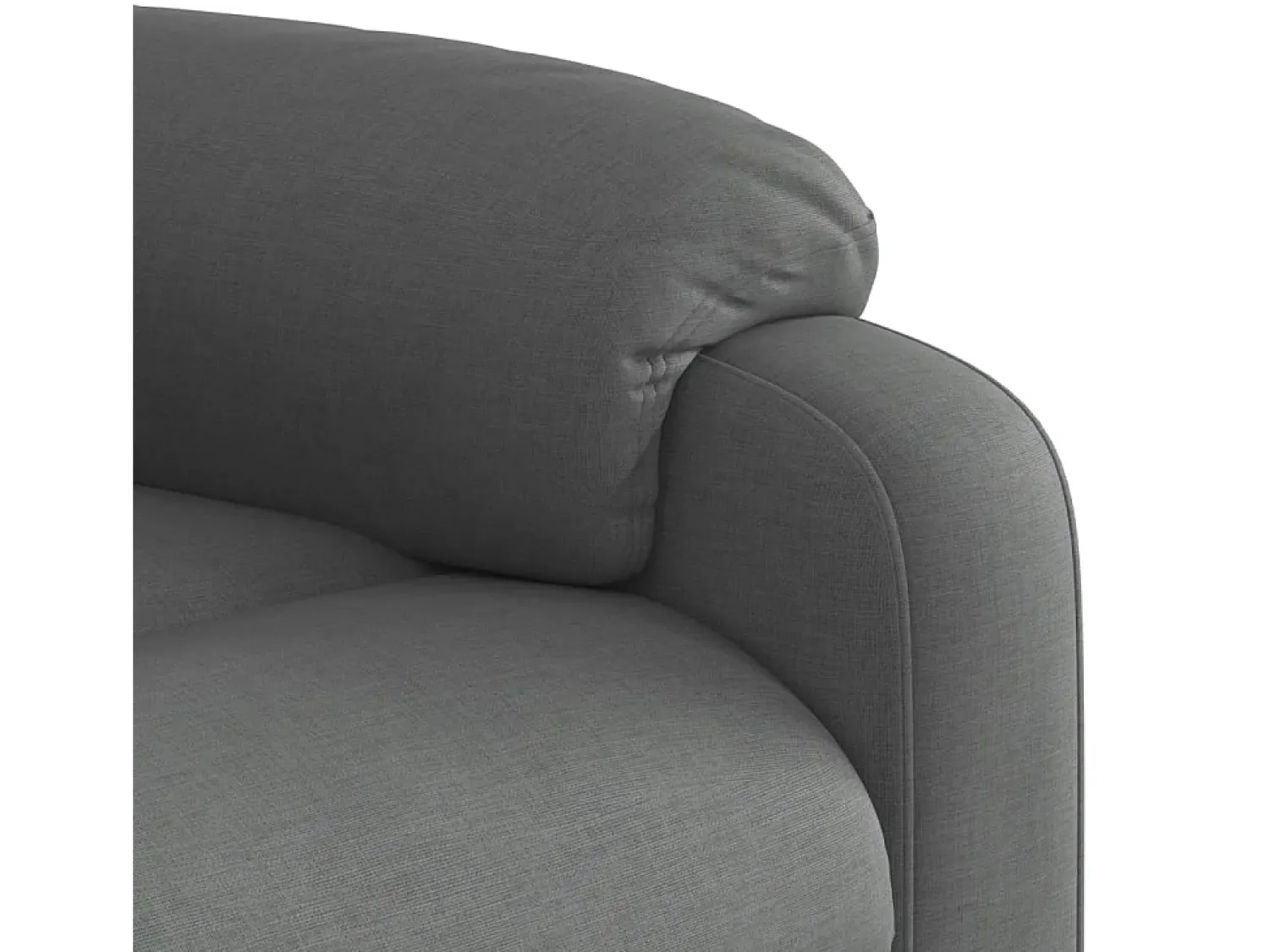 Poltrona* Poltrona Confortável | Poltrona reclinável elétrica tecido cinzento-escuro SHL917674 Cinza antracite