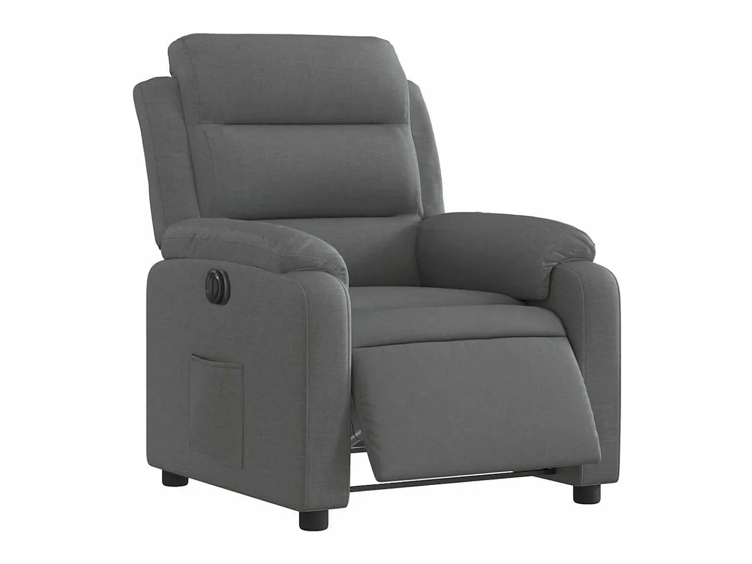 Poltrona* Poltrona Confortável | Poltrona reclinável elétrica tecido cinzento-escuro SHL917674 Cinza antracite