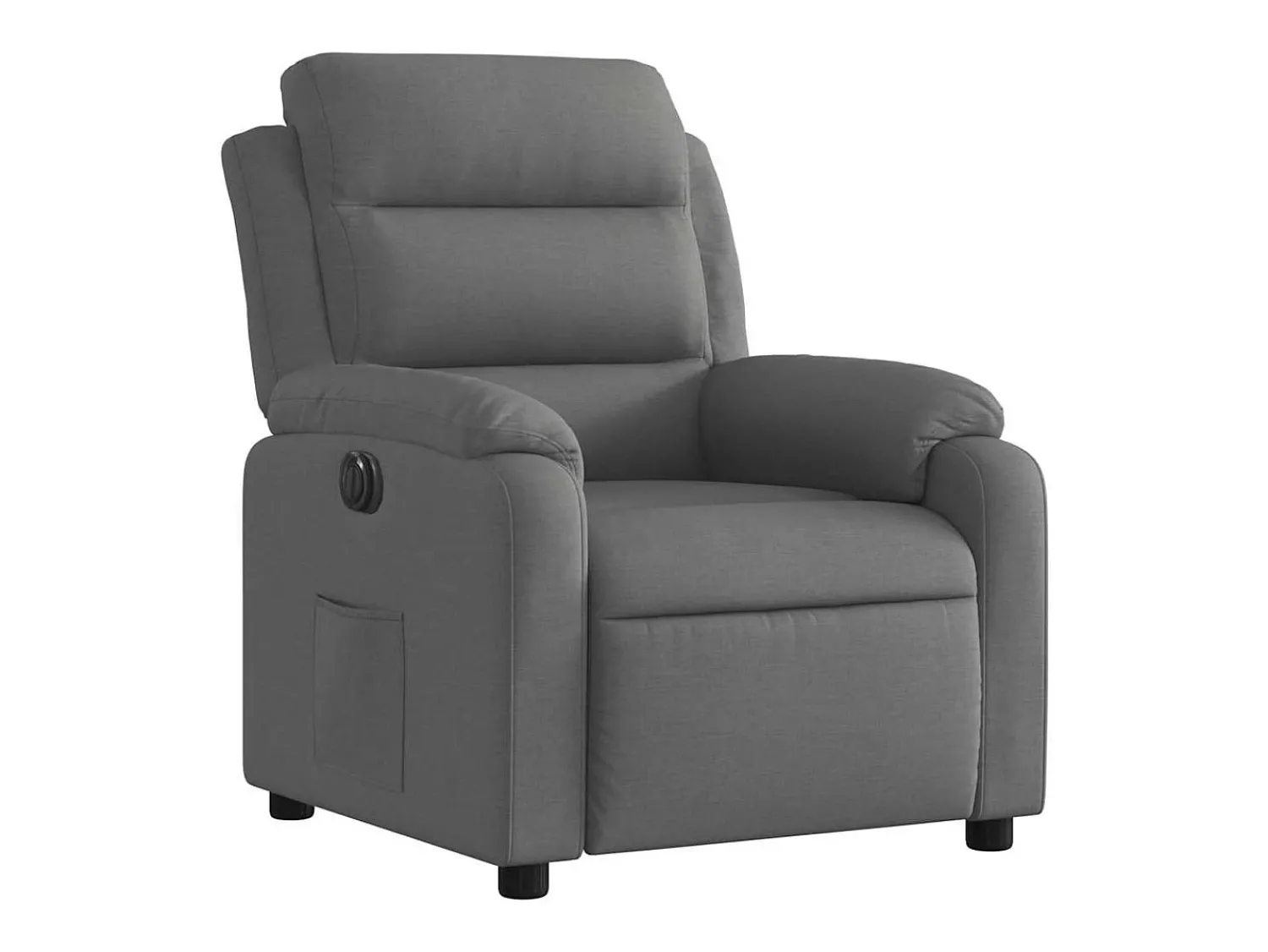 Poltrona* Poltrona Confortável | Poltrona reclinável elétrica tecido cinzento-escuro SHL917674 Cinza antracite