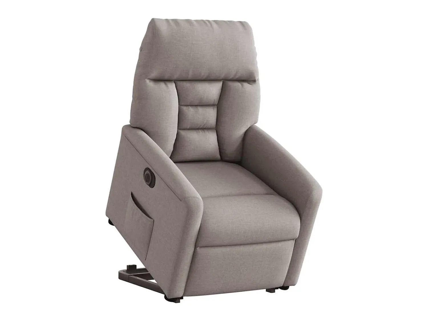 Poltrona| Poltrona Confortável | Poltrona reclinável elevatória elétrica cinza-acastanhado SHL864054 Taupe