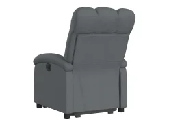 Poltrona* Poltrona Confortável | Poltrona reclinável elevatória elétrica tecido cinzento-escuro SHL350785 Cinza antracite