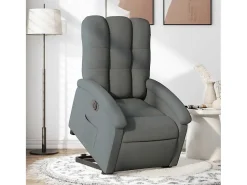 Poltrona* Poltrona Confortável | Poltrona reclinável elevatória elétrica tecido cinzento-escuro SHL350785 Cinza antracite