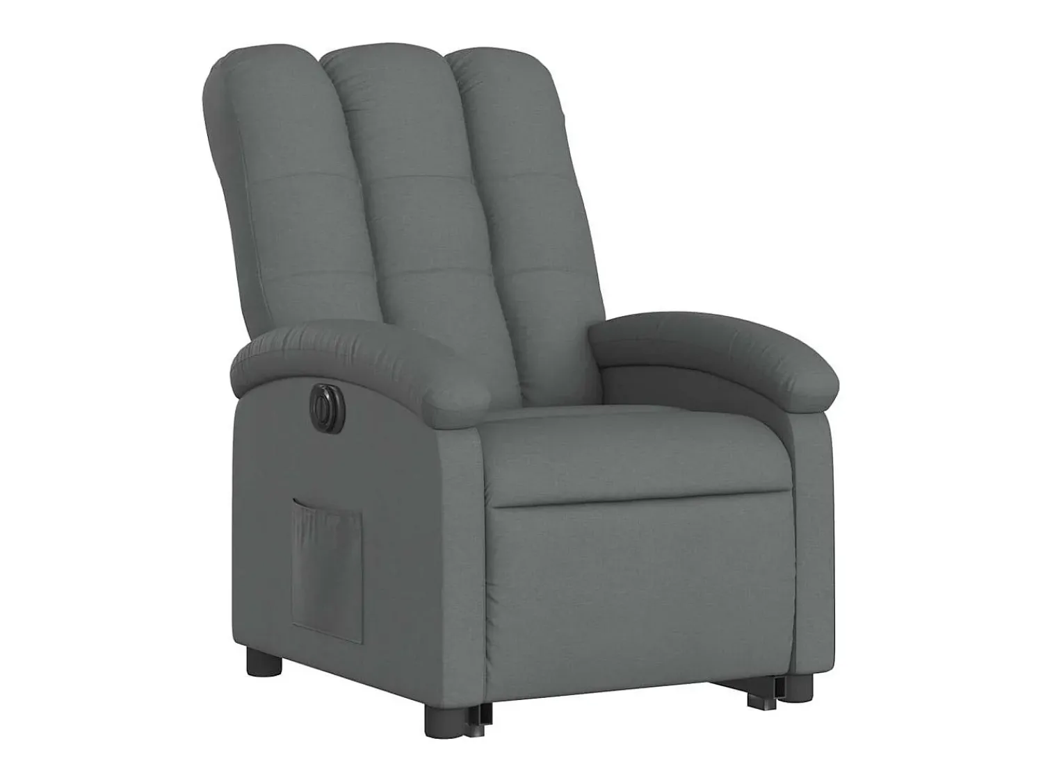 Poltrona* Poltrona Confortável | Poltrona reclinável elevatória elétrica tecido cinzento-escuro SHL350785 Cinza antracite
