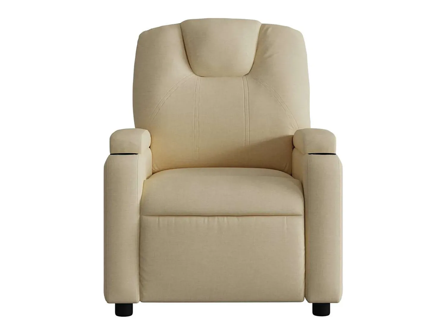 Poltrona* Poltrona Confortável | Poltrona reclinável elétrica tecido cor SHL629387 Creme