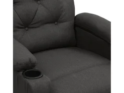 Poltrona Confortável | Poltrona reclinável elétrica tecido cinzento-escuro SHL693839^ Poltrona