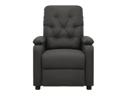 Poltrona Confortável | Poltrona reclinável elétrica tecido cinzento-escuro SHL693839^ Poltrona