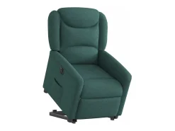 Poltrona* Poltrona Confortável | Poltrona reclinável elevatória elétrica tecido verde-escuro SHL704469 Verde pinho