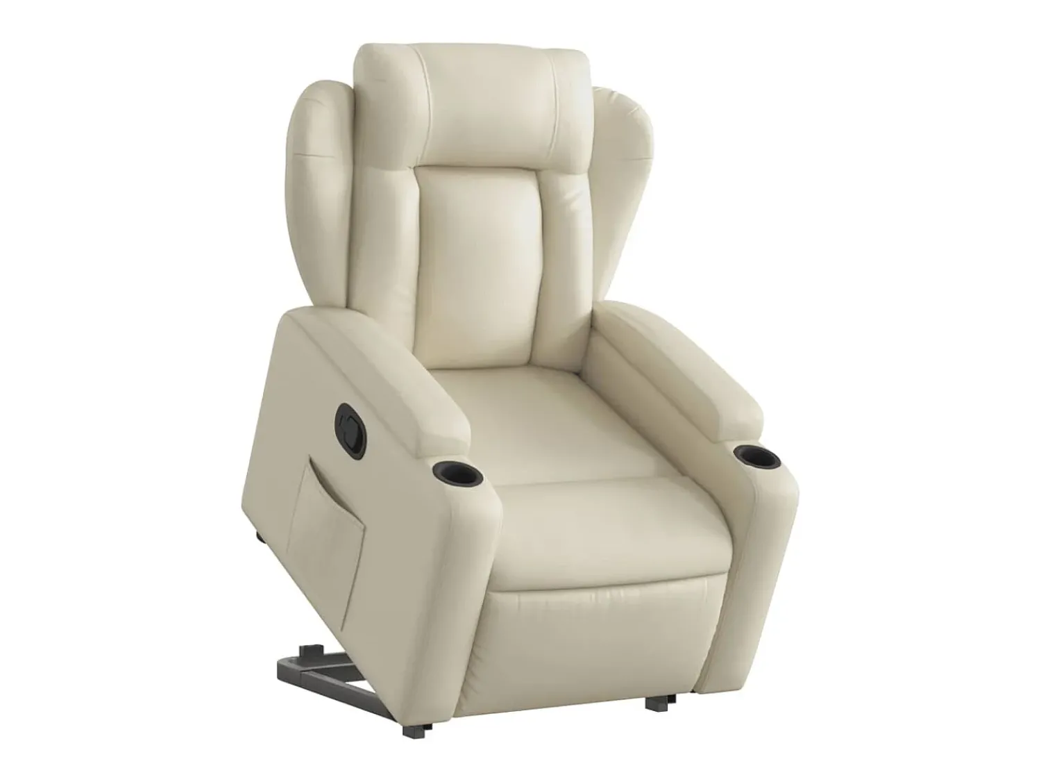 Poltrona Confortável | Poltrona reclinável elevatória couro artificial cor SHL781365^ Poltrona