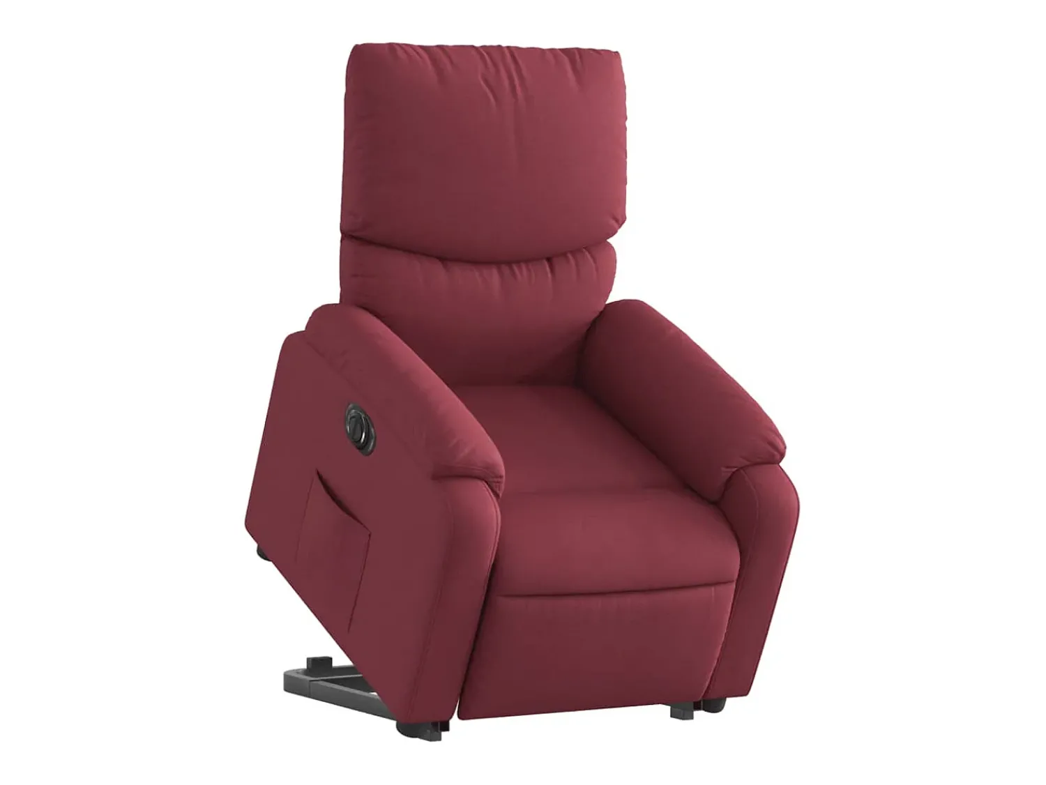 Outlet Poltrona Confortável | Poltrona reclinável elevatória elétrica tecido -tinto SHL310431 Vermelho