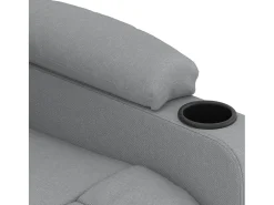Sale Poltrona Confortável | Poltrona reclinável elétrica tecido -claro SHL419124 Cinzento