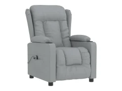 Sale Poltrona Confortável | Poltrona reclinável elétrica tecido -claro SHL419124 Cinzento